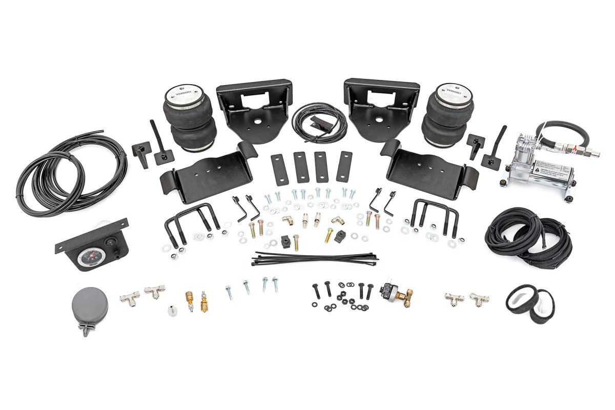 Ford F-150 Air Spring Kit - Rear - Rough Country - w/compressor - '04-'14